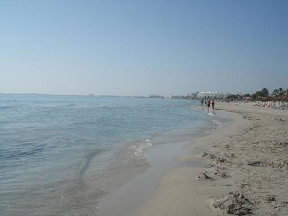Hoteleigener Strand Mahdia Beach & Aquapark