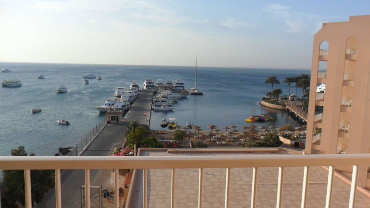 Ausblick von 6 etage Marriott Hurghada Beach Resort