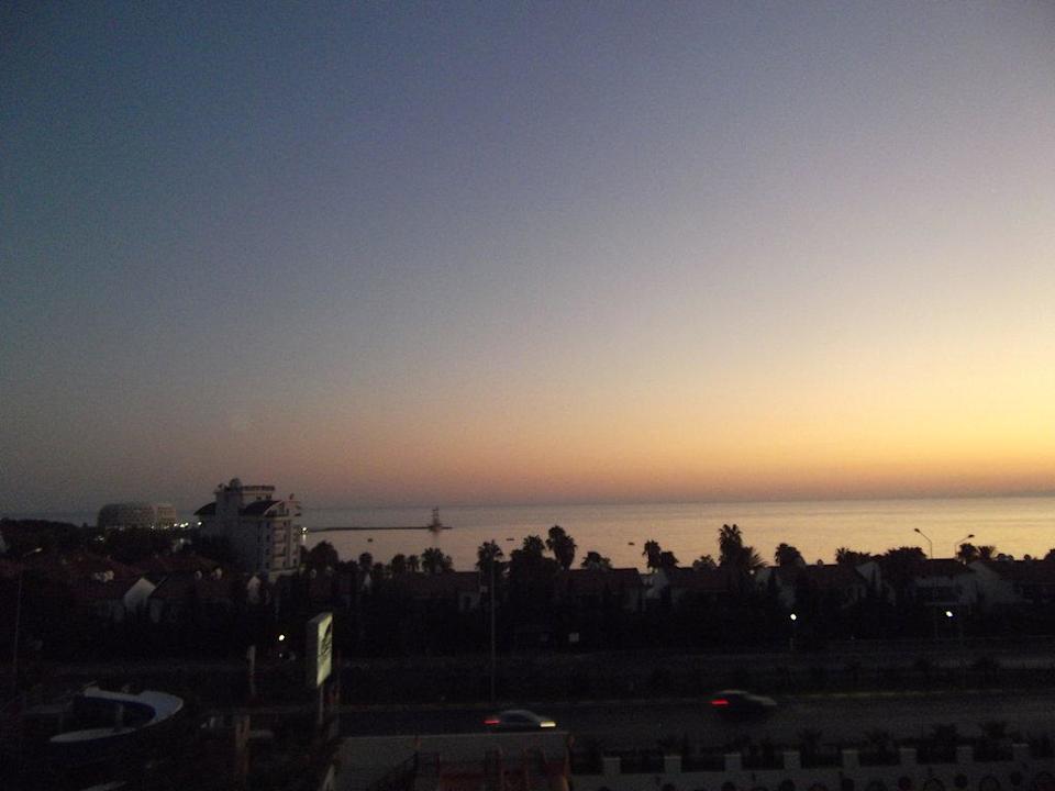 Aussicht vom Balkon Hotel Arabella World