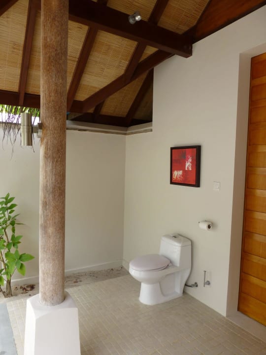 WC in der Beach Villa LUX South Ari Atoll