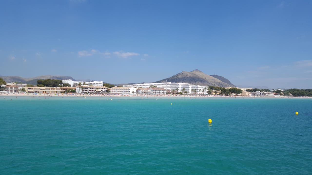 Vom Katamaran aus Apartamentos Mirada de Alcudia
