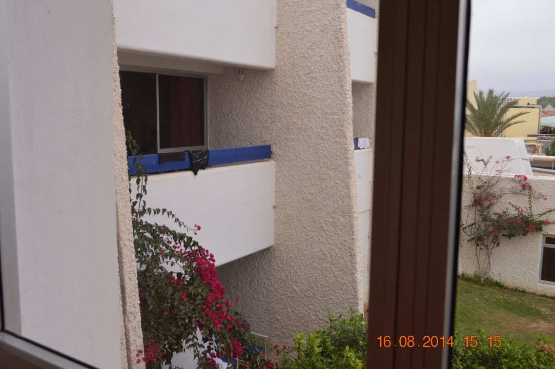 Widok z hotelu Les Dunes d'Or