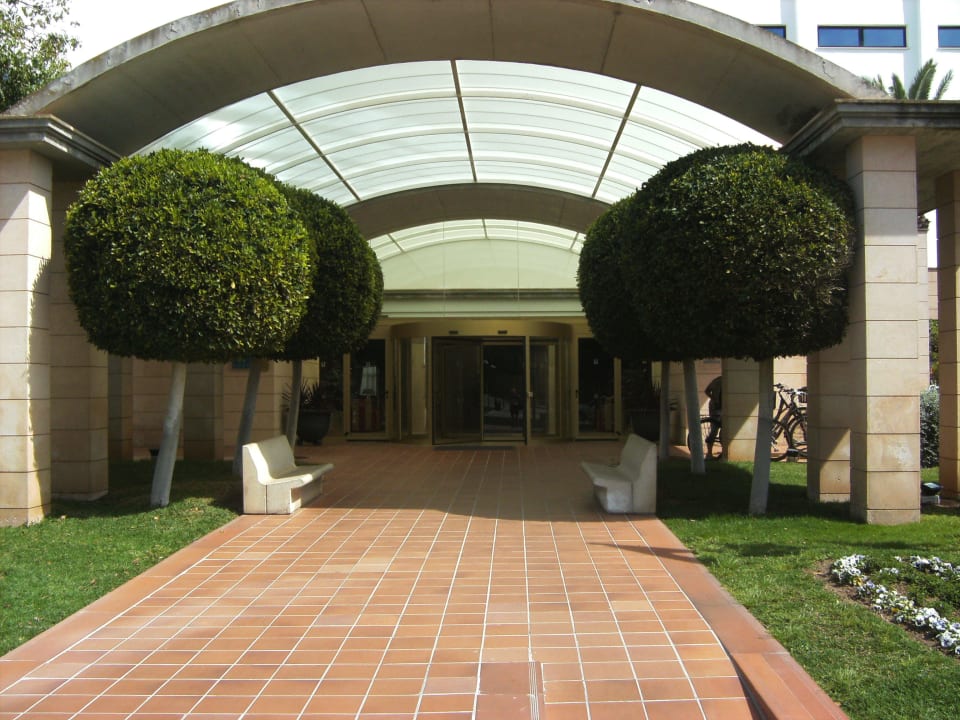 Eingang Hipotels Flamenco