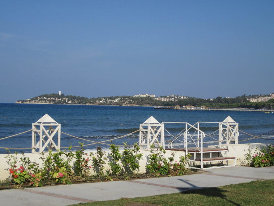 Ausblick von der Restaurantterrasse Ephesia Holiday Beach Club
