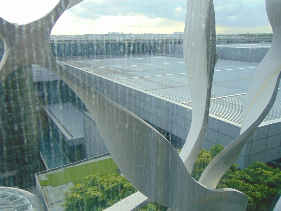 Ausblick Hotel Crowne Plaza Changi Airport