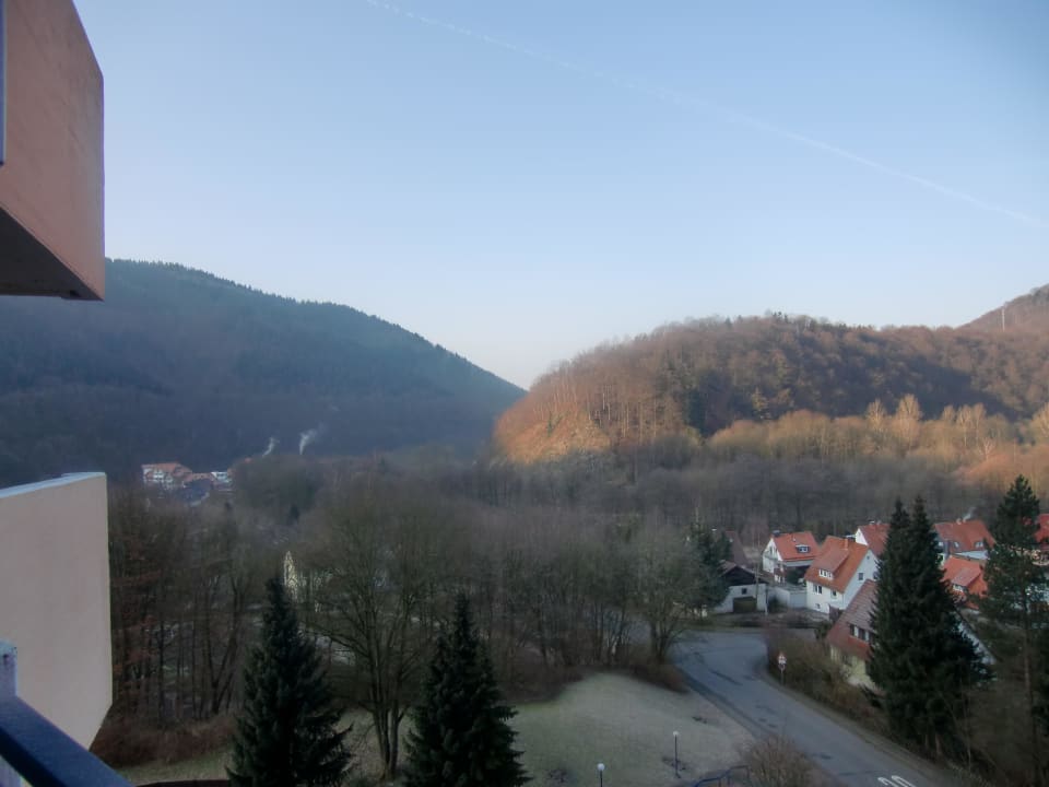 Ausblick von unserem Balkon im 5. Stock Panoramic - Ihr Apartmenthotel im Harz