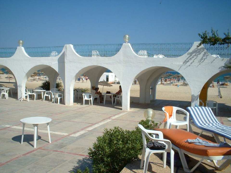Terrasse am Tag The Club Hammamet