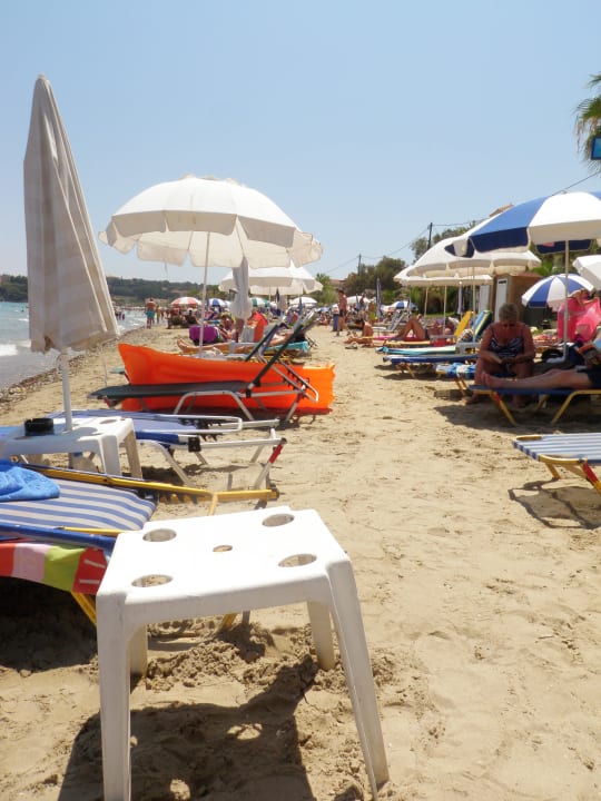 Plaża przy hotelu Tsilivi Beach Hotel