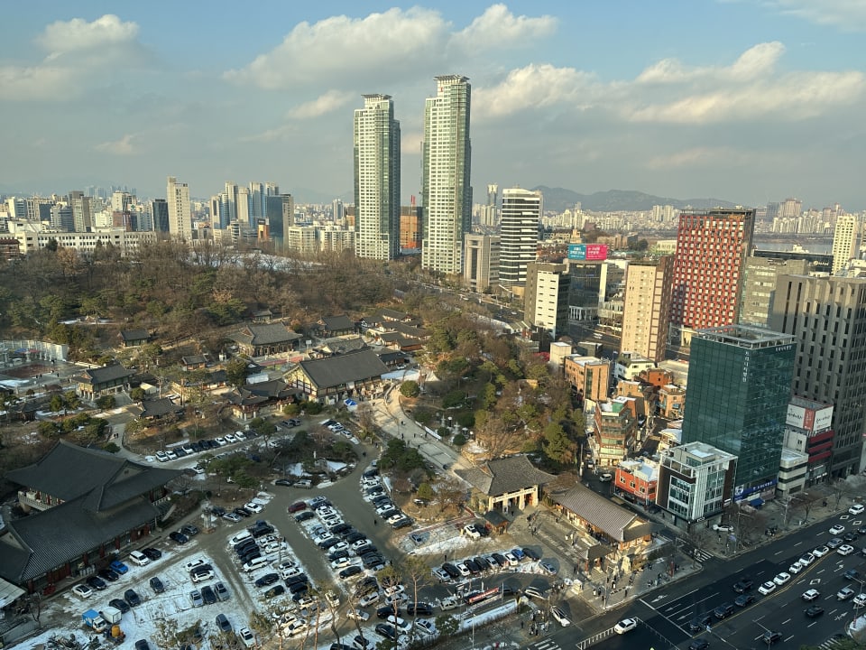 Ausblick Hotel InterContinental Coex