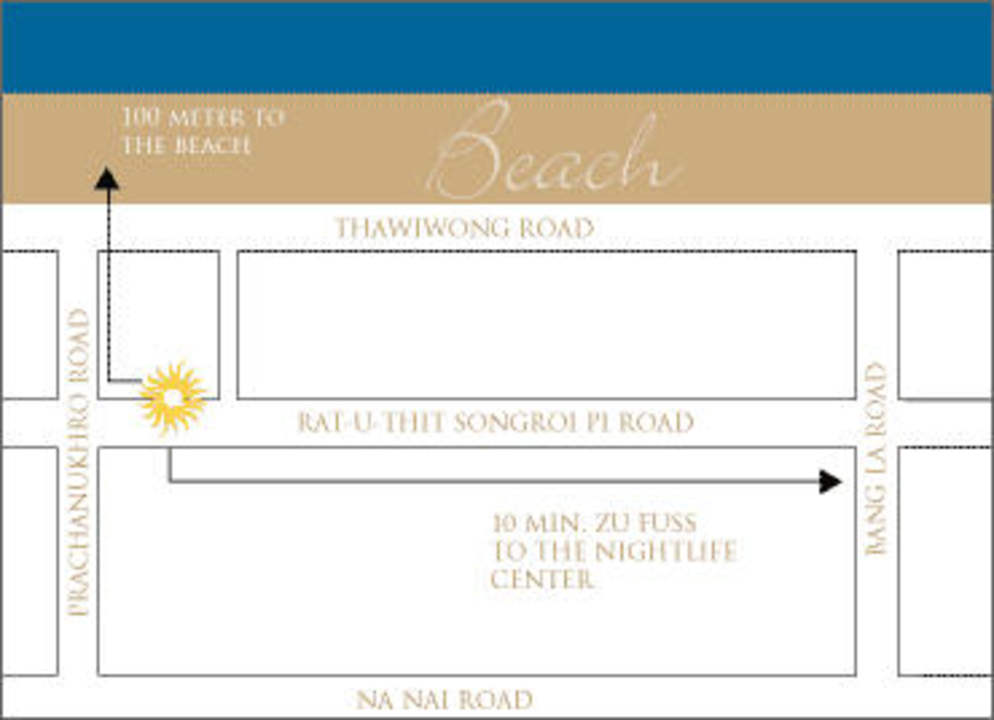 Lageplan T-Son-Sine Guesthouse