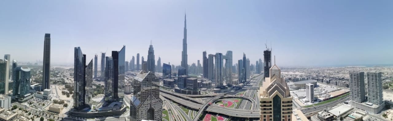 Ausblick Shangri-La Hotel Dubai