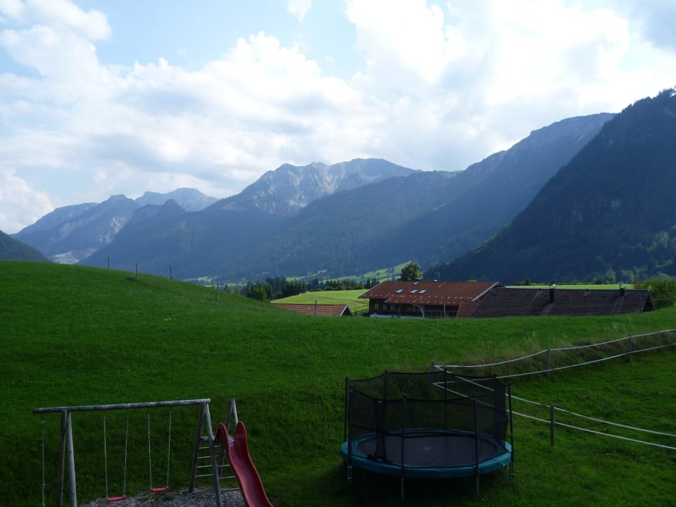 Ausblick aus Zimmer 18 Pension Alpenblick