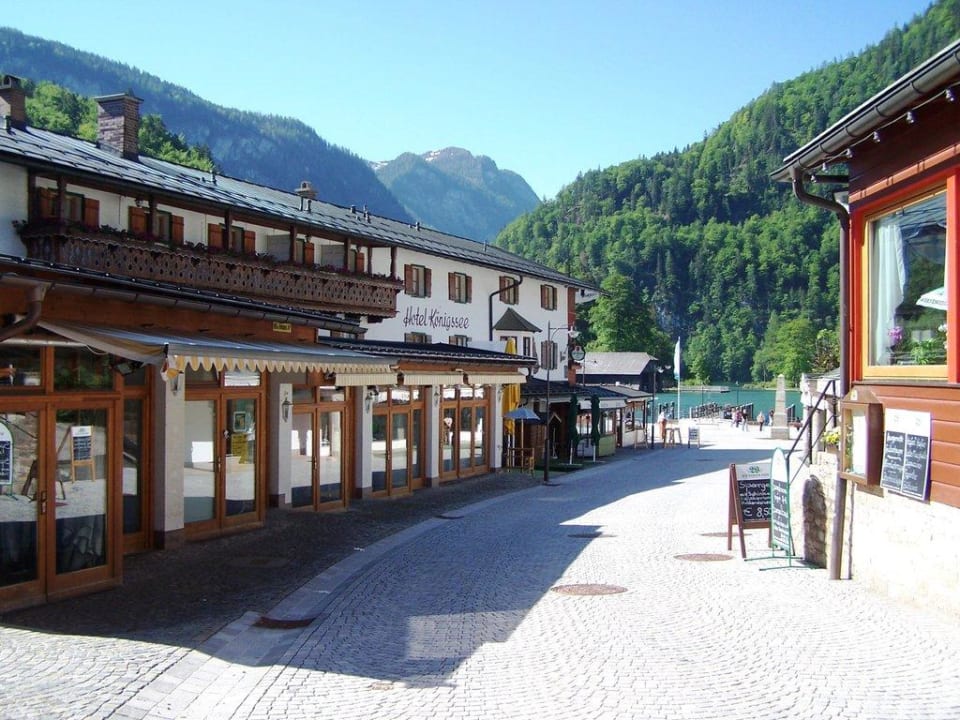 Eingang von der Fußgängerzone aus Hotel Königssee