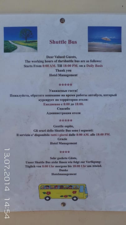 Busshuttle zum Strand Stella Garden Resort & Spa, Makadi Bay