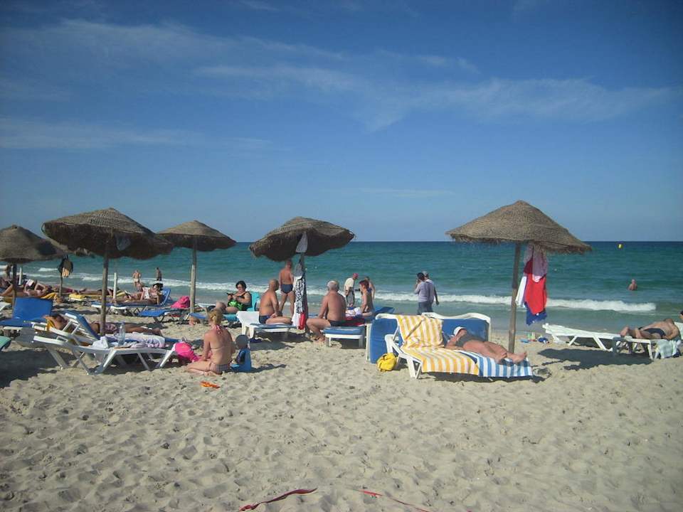 Hotel-Strand immer sauber gehalten El Mehdi Beach Resort