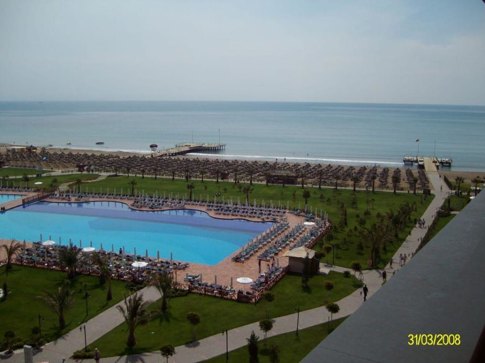 Ausblick vom Balkon, 4.Stock Voyage Belek Golf & Spa