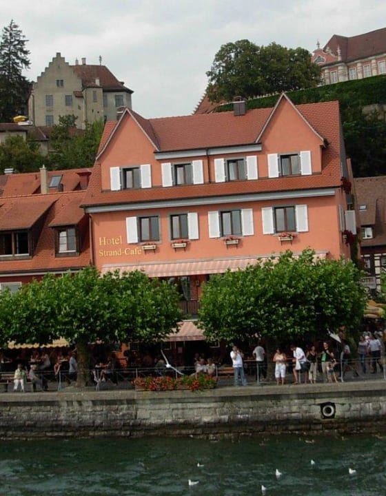 Blick vom Schiff Hotel Strand-Café