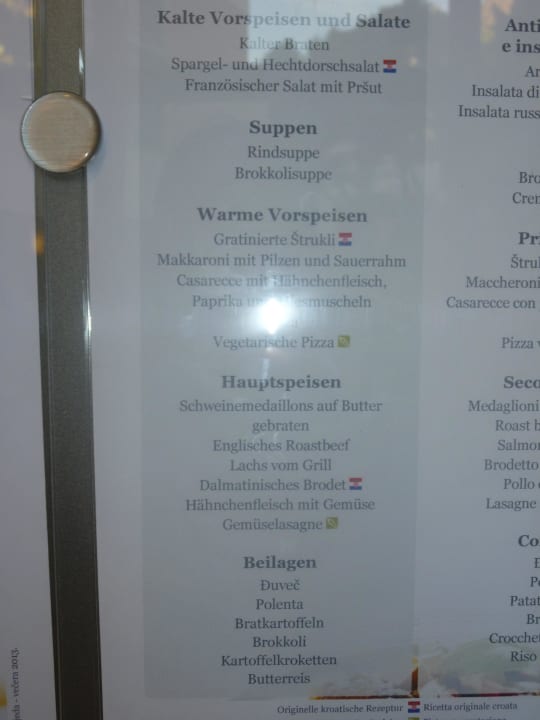 Speisen am Abend Bluesun Hotel Marina