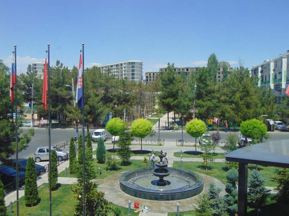 Ausblick Wyndham Garden Tashkent