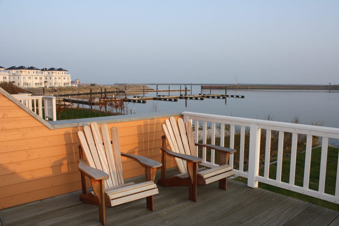 Die sonnige Terrasse  OstseeResort Olpenitz - Ferienhaus Am Yachthafen 39