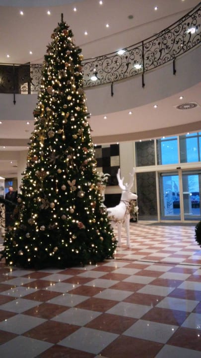 Deko in der Lobby Van der Valk Resort Linstow