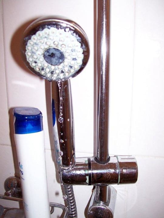Duschkopf völlig verkalkt Hotel Borjana