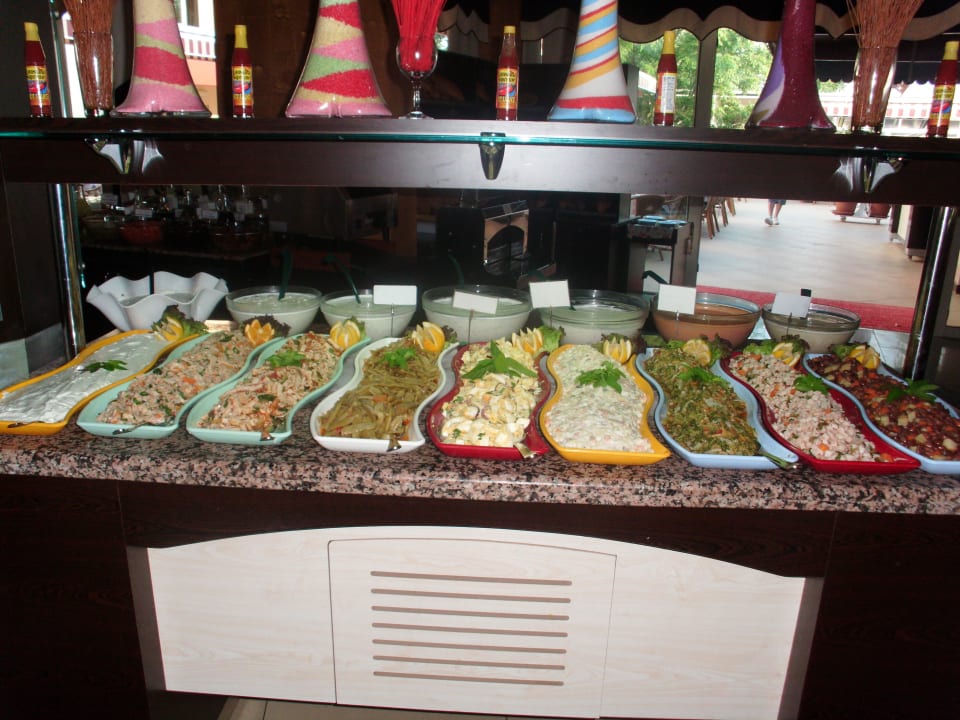 Verschiedene Salate Hotel Orfeus Park