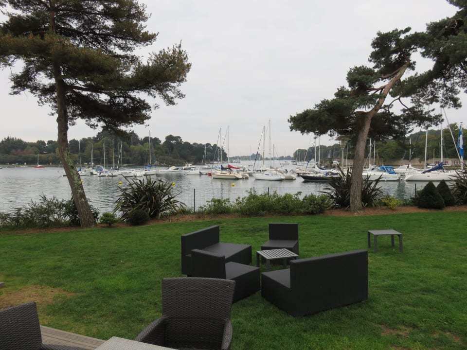 Gartenterrasse Best Western Hotel Le Roof Vannes