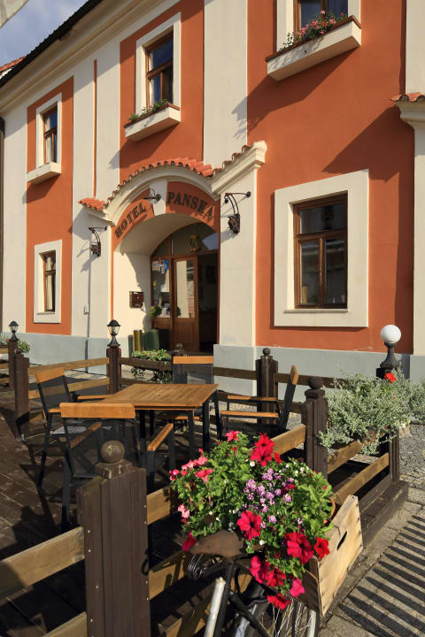 Vchod do hotelu / Entrance to hotel  Hotel Panska