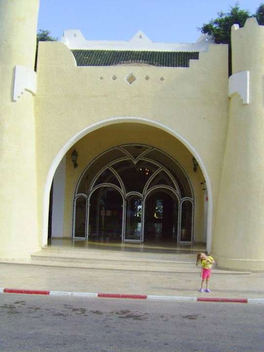 Der Eingang der Traumburg Mahdia Beach & Aquapark