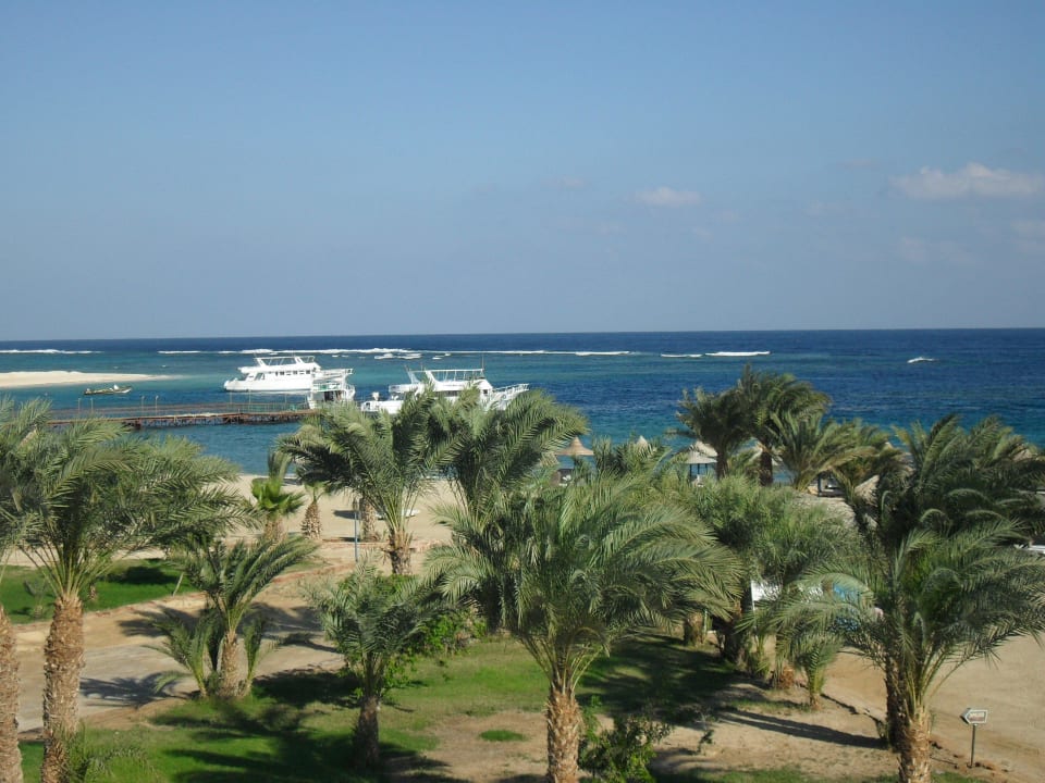 Blick zum Anlegesteg Utopia Beach Club