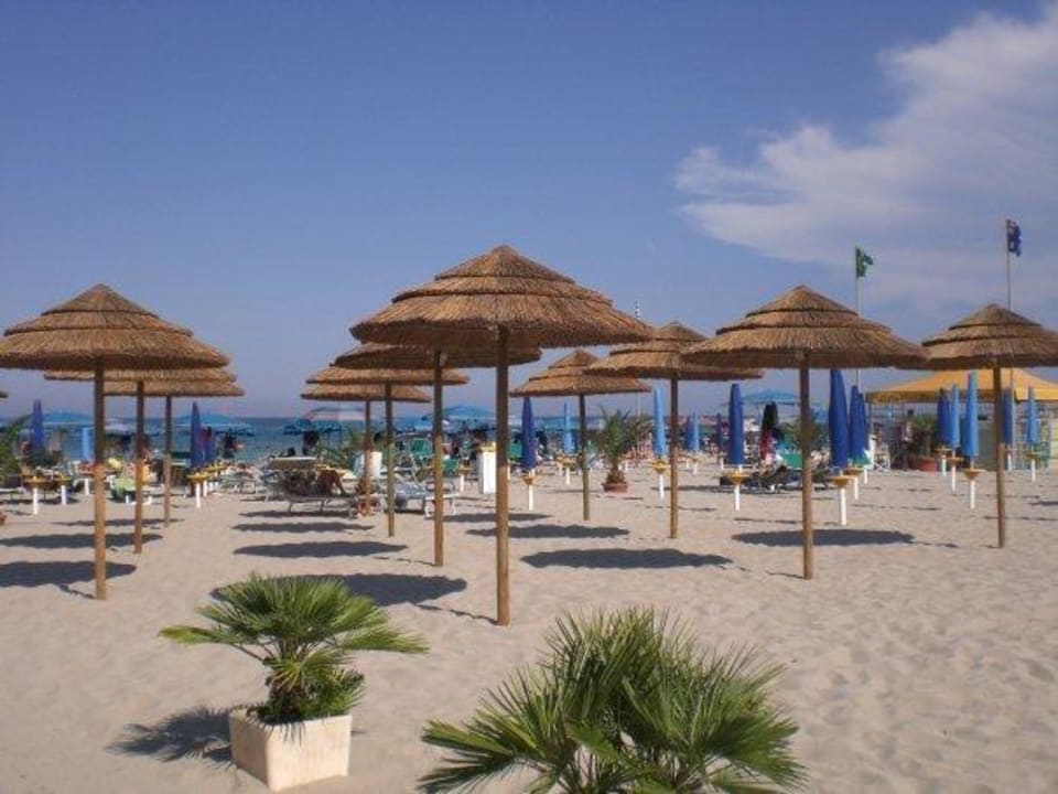 Spiaggia attrazzata Hotel Blumare Club Village