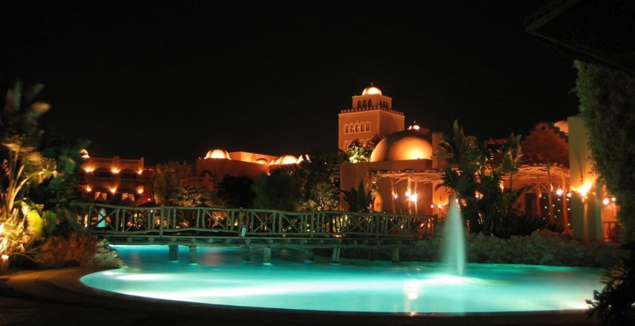 Nachtaufnahme Makadi Palace