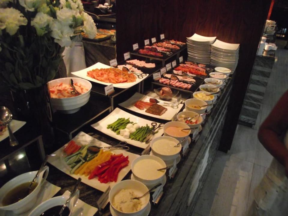 Teil des Frühstückbuffets Siam Kempinski Hotel Bangkok