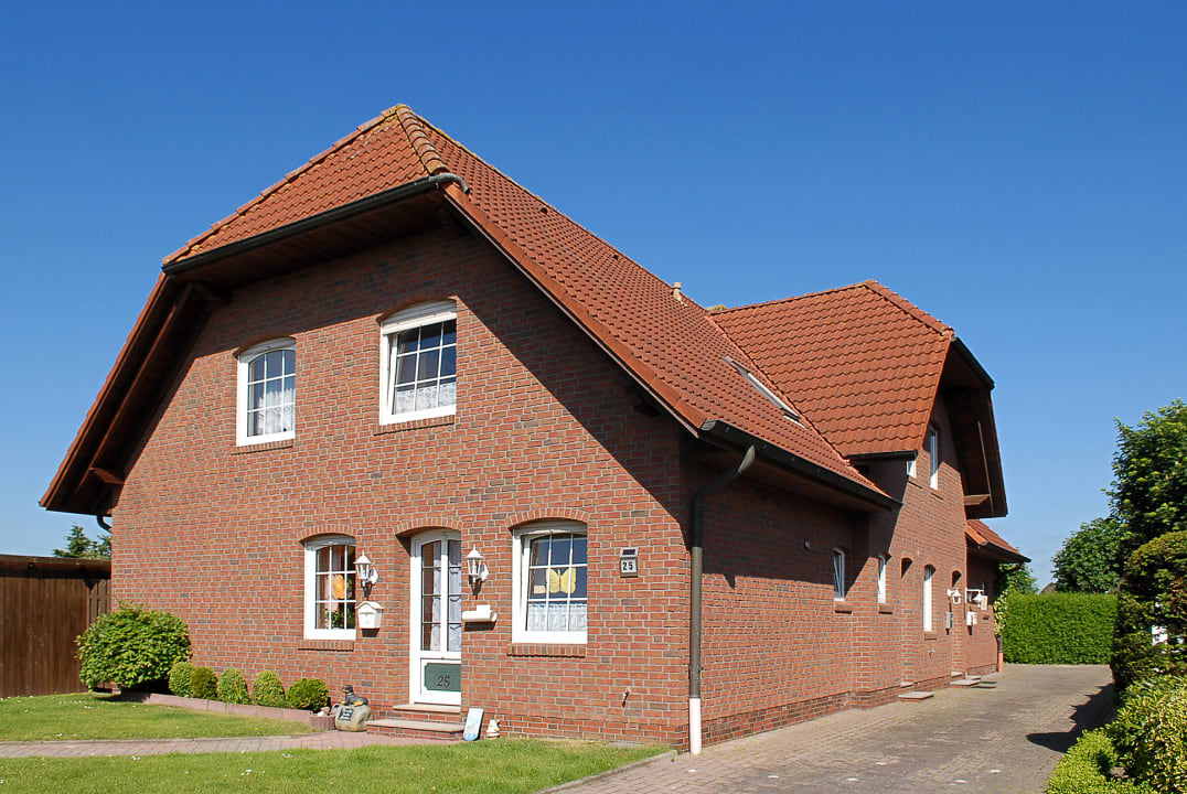 Außenansicht Ferienhaus Nordseerose