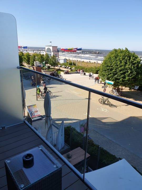 Ausblick SEETELHOTEL Kaiserstrand Beachhotel