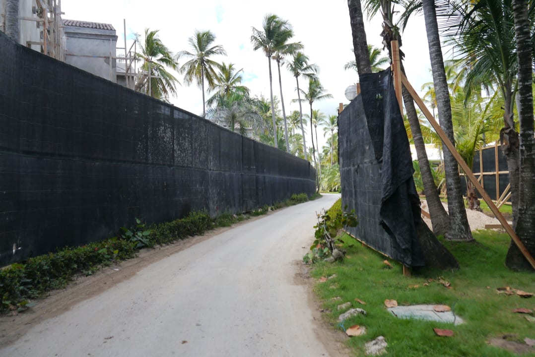 Baustelle zwischen Bavaro und Punta Cana Grand Palladium Select Bávaro Resort & Spa