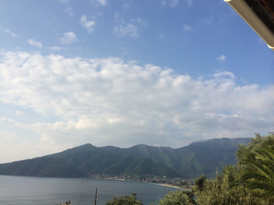 Ausblick beim Essen Hotel Dionysos