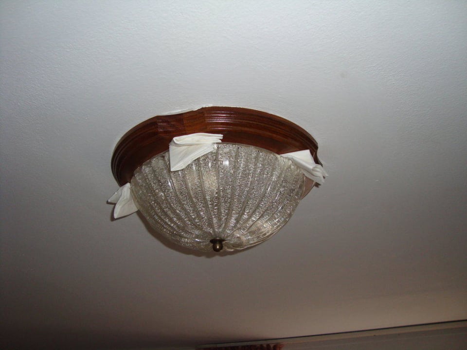 Seltsame Deckenlampe Hotel Königssee