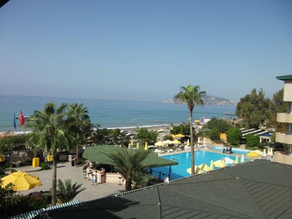 Ausblick Zimmer 437 Senza Sunset Beach Hotel