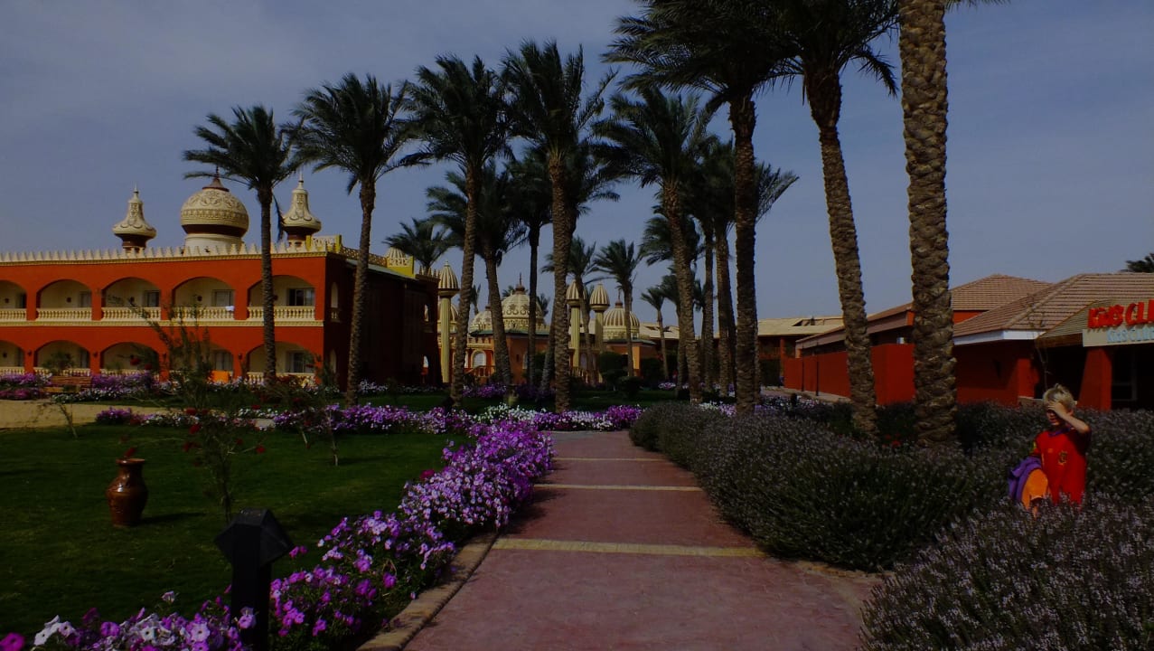 Sehr schöne Gartenanlage Pickalbatros Alf Leila Wa Leila Resort - Neverland Hurghada