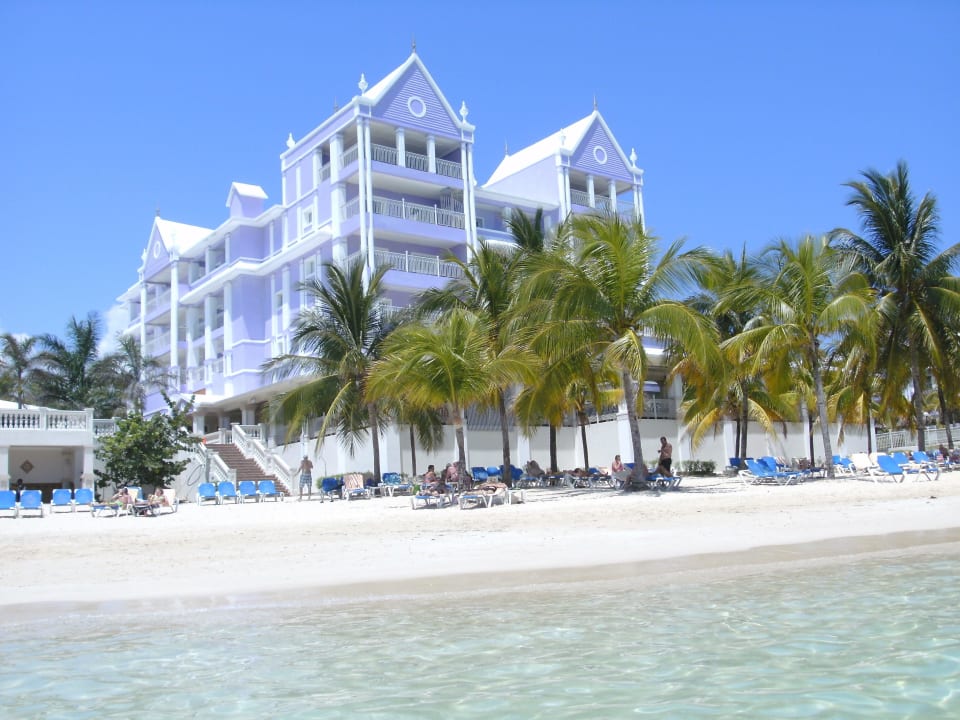Strand vom Wasser aus gesehen Hotel Riu Ocho Rios