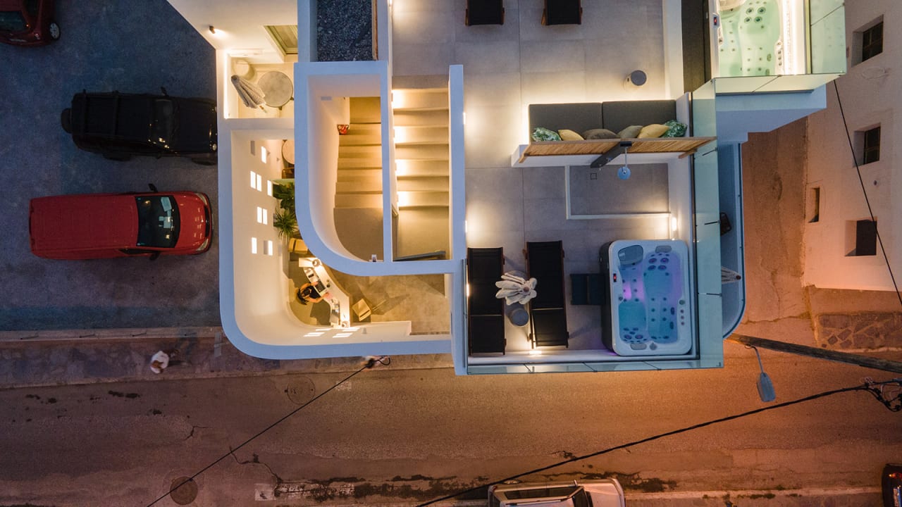 Außenansicht Makava Suites Naxos