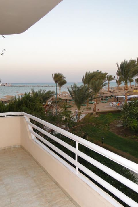 Blick vom Balkon aufs Rote Meer  Golden Beach Resort