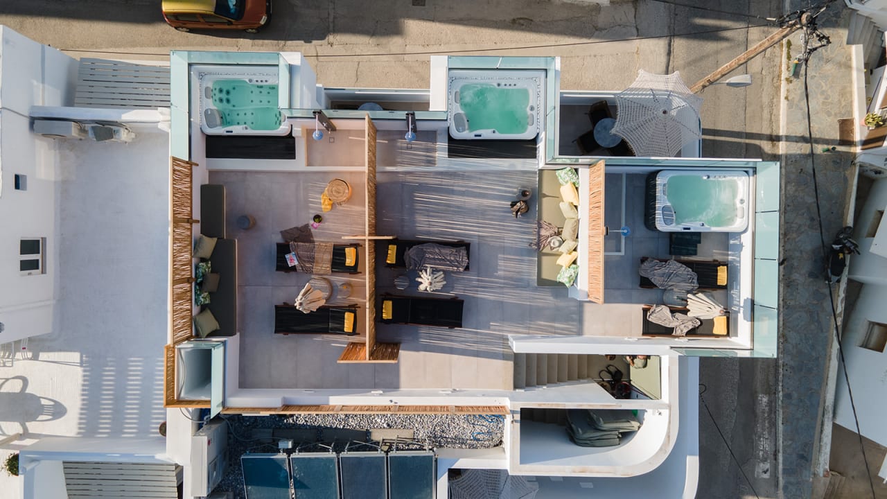 Außenansicht Makava Suites Naxos