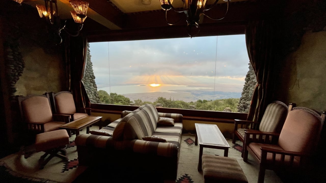 Ausblick Hotel Ngorongoro Serena Safari Lodge