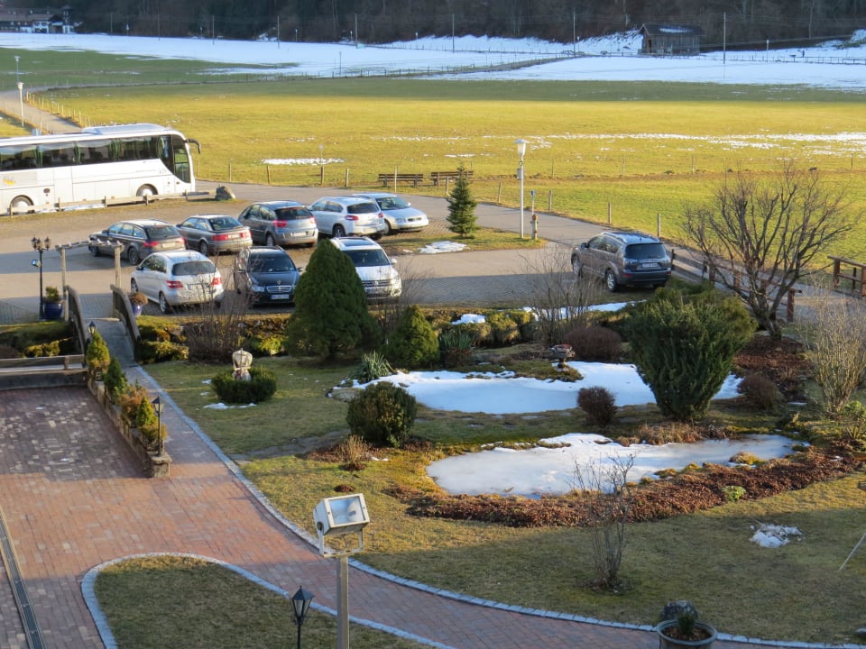 Blick vom Balkon Wohlfühlhotel Frohsinn