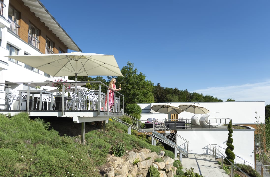 Gartenanlage Thula Wellnesshotel Bayerischer Wald