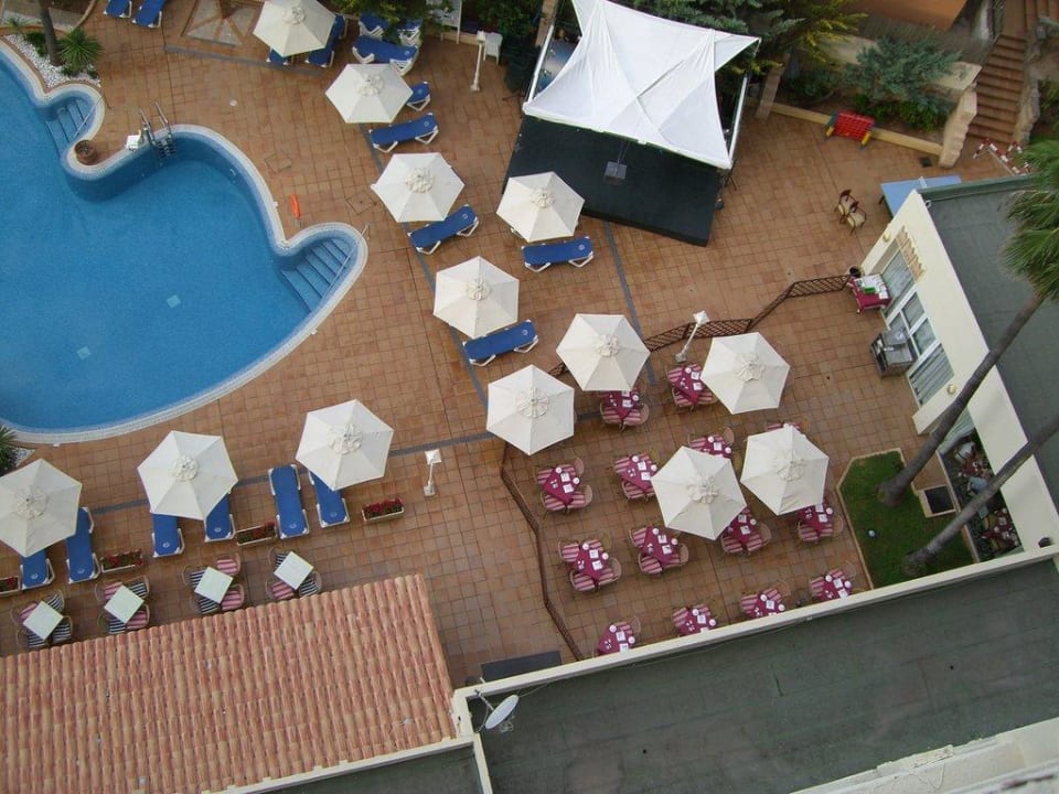 Poolanlage vom Zimmer aus Valentin Reina Paguera