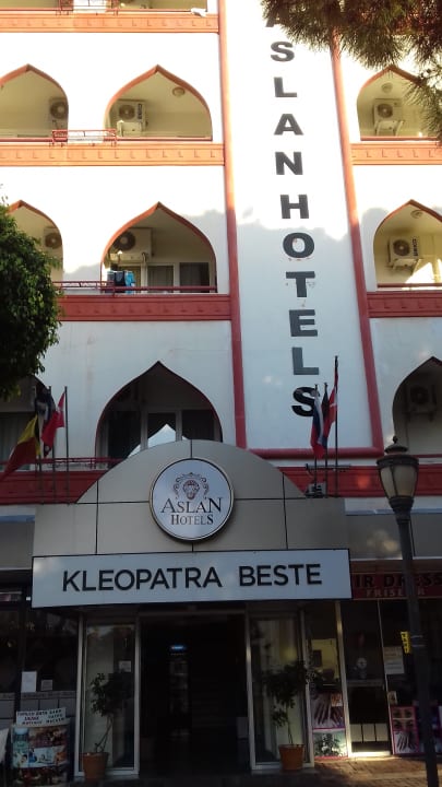 Vorderseite Hotel Aslan City Kleopatra